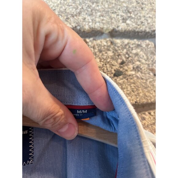 Tommy Bahama Mens Striped Button-Up Shirt M - Picture 5 of 9